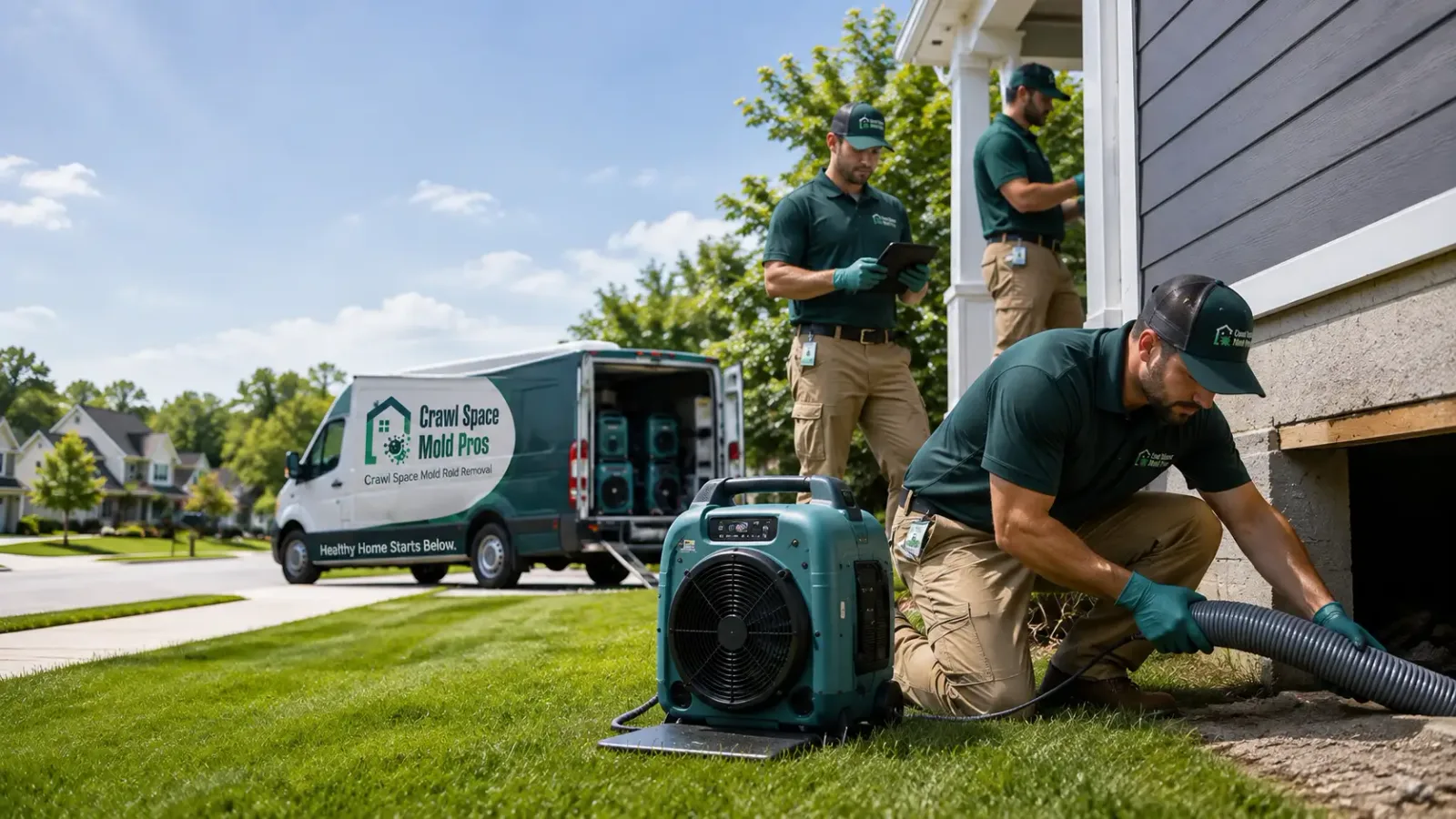 Crawl Space Mold Removal in North Dartmouth, MA